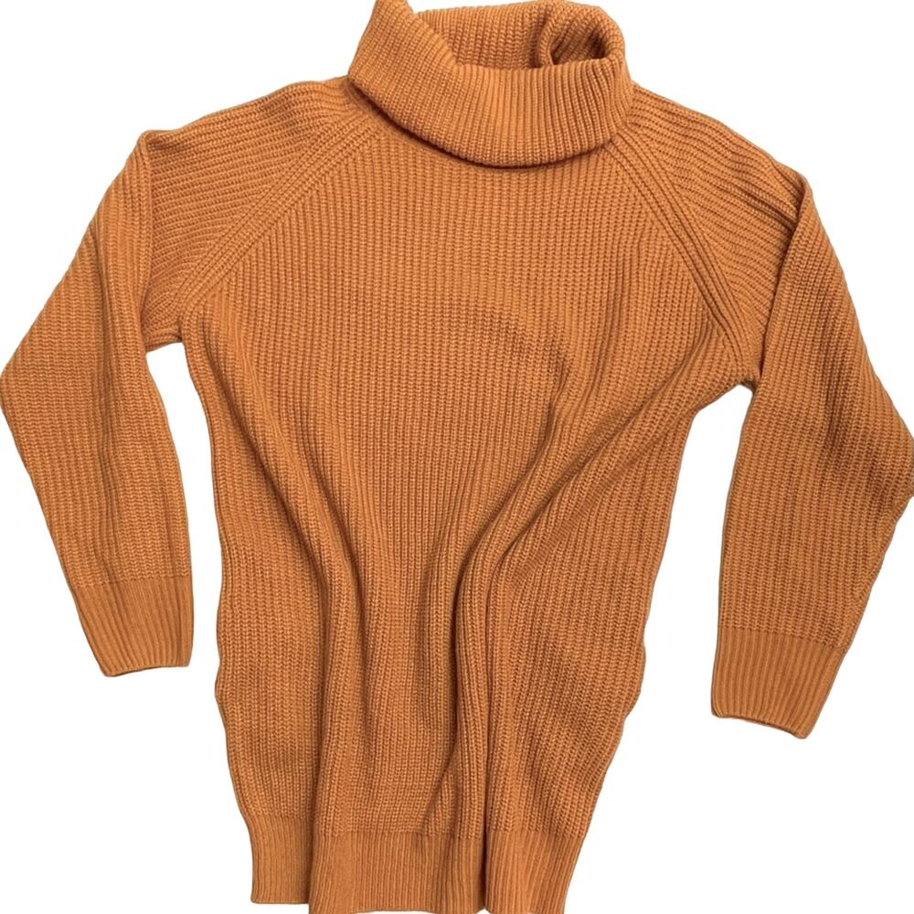 Oversized Loose Turtleneck Pullover Sweater Dress w/ Pockets Size Small - Picture 6 of 7